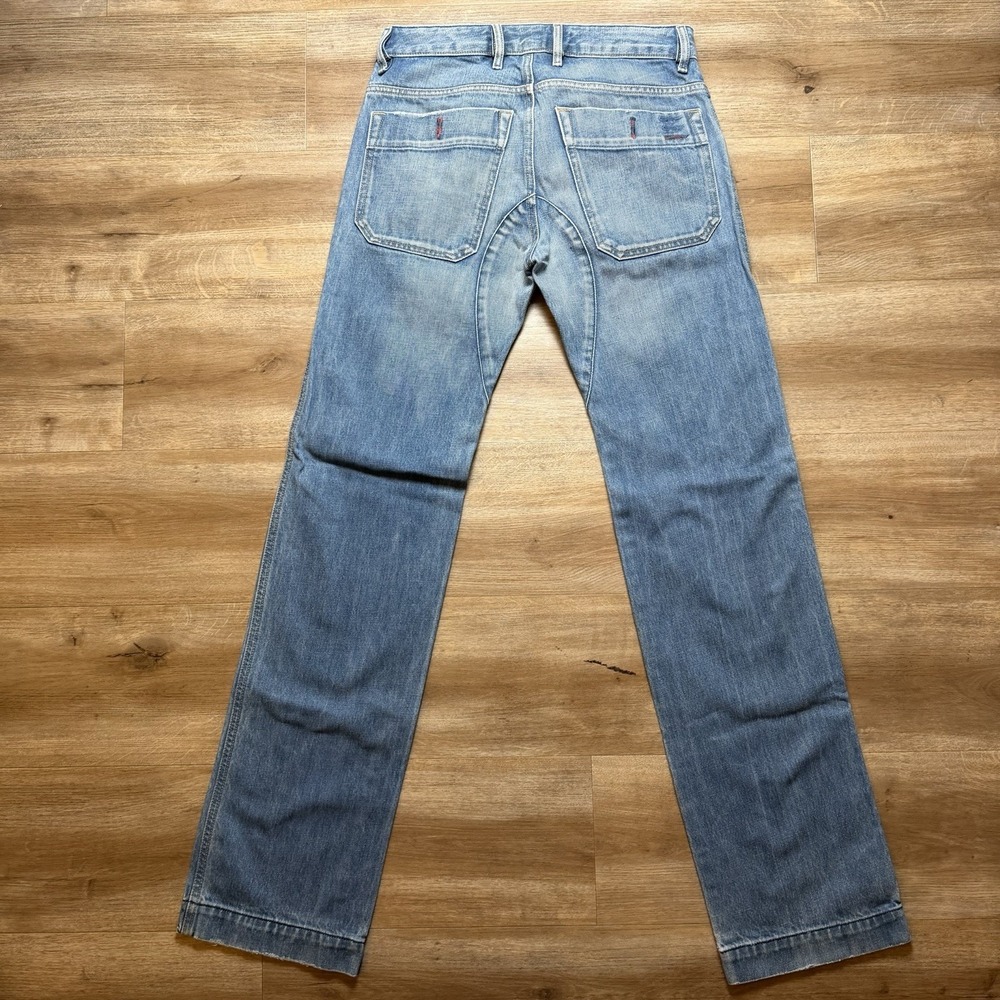 Diesel Bumix Jeans Men 29x34 Blue Relaxed Straight Made Italy Denim Skater Y2K - Picture 3 of 15